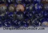 CSO512 15.5 inches 8mm round orange sodalite beads wholesale