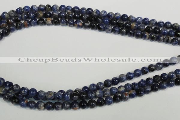 CSO61 15.5 inches 6mm round sodalite gemstone beads wholesale