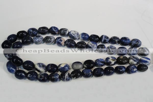 CSO64 15.5 inches 11*15mm nuggets sodalite gemstone beads wholesale