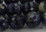 CSO647 15.5 inches 16mm faceted round sodalite gemstone beads