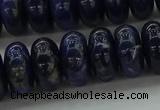 CSO655 15.5 inches 8*14mm rondelle sodalite gemstone beads