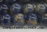 CSO832 15.5 inches 8mm round orange sodalite beads wholesale