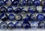 CSO915 15 inches 4mm round sodalite gemstone beads