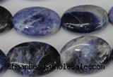 CSO92 15.5 inches 18*25mm oval sodalite gemstone beads