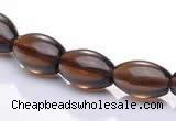 CSQ16 A grade 7*10mm rice natural smoky quartz beads Wholesale