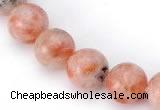 CSS01 12mm round natural indian sunstone beads Wholesale