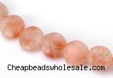 CSS02 8mm flat round natural indian sunstone beads wholesale