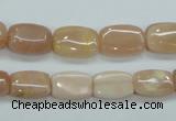 CSS210 15.5 inches 10*14mm rectangle natural sunstone beads