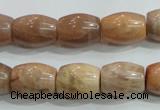 CSS251 15.5 inches 12*16mm drum natural sunstone beads