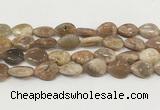 CSS409 15.5 inches 15*20mm flat teardrop sunstone beads wholesale