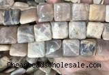 CSS425 15.5 inches 20*20mm square sunstone beads wholesale