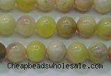 CSS601 15.5 inches 6mm round yellow sunstone gemstone beads