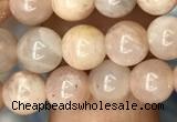 CSS691 15.5 inches 6mm round sunstone beads wholesale