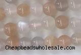 CSS700 15.5 inches 4mm round mixed sunstone beads wholesale