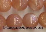 CSS711 15.5 inches 10mm round natural golden sunstone beads