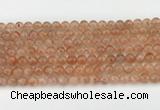 CSS751 15.5 inches 6mm round golden sunstone beads wholesale