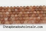 CSS753 15.5 inches 8mm round golden sunstone beads wholesale