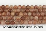 CSS755 15.5 inches 11mm round golden sunstone beads wholesale