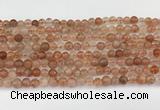 CSS760 15.5 inches 5mm round golden sunstone beads wholesale