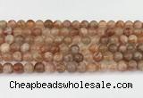 CSS763 15.5 inches 8mm round golden sunstone beads wholesale