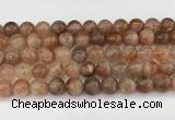 CSS764 15.5 inches 9mm round golden sunstone beads wholesale