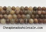 CSS778 15.5 inches 12mm round sunstone gemstone beads wholesale