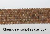 CSS784 15.5 inches 6mm round sunstone gemstone beads wholesale