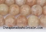 CSS791 15.5 inches 8mm round golden sunstone beads wholesale