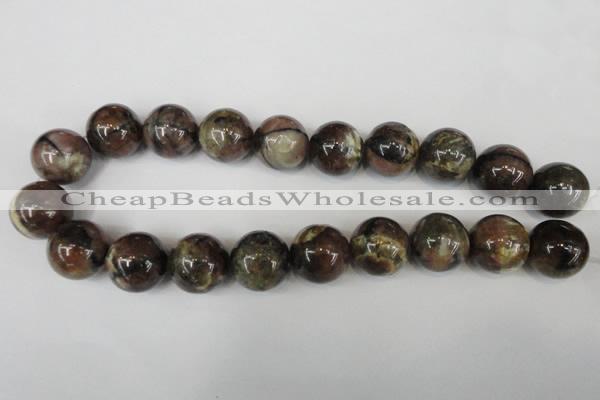 CST40 15.5 inches 20mm round staurolite gemstone beads wholesale