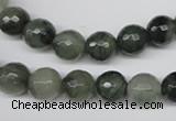 CSW12 15.5 inches 8mm faceted round seaweed quartz beads wholesale