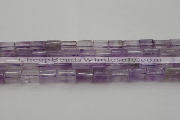 CTB105 15.5 inches 11*15mm faceted tube amethyst gemstone beads