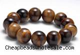 CTB14 8 inches 16mm round yellow tiger eye stretch bracelet