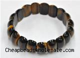 CTB18 8 inches 20*30mm  tiger eye stretch bracelet wholesale