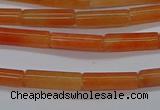 CTB322 15.5 inches 4*13mm tube red aventurine beads wholesale