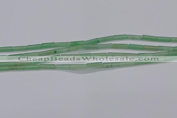 CTB326 15.5 inches 4*13mm tube green aventurine beads wholesale