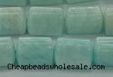 CTB546 15.5 inches 10*13mm triangle amazonite beads wholesale