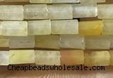 CTB812 15.5 inches 2*4mm tube yellow aventurine beads wholesale