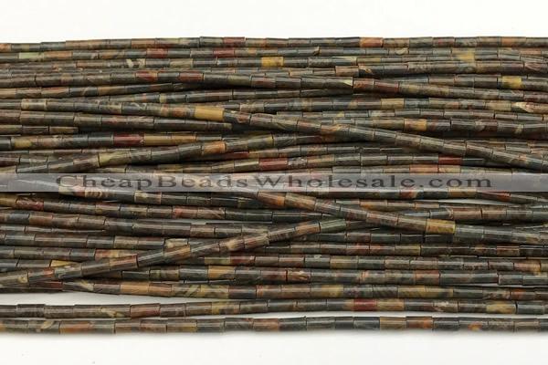 CTB999 15 inches 2*4mm tube gemstone beads