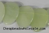 CTD05 Top drilled 22*30mm flat teardrop New jade beads