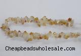 CTD1644 Top drilled 10*14mm - 10*18mm faceted nuggets citrine beads