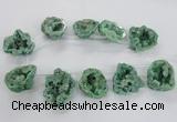 CTD1685 Top drilled 15*25mm - 30*35mm nuggets druzy agate beads