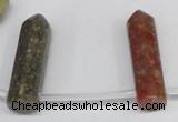 CTD1807 Top drilled 10*30mm - 10*32mm sticks unakite beads