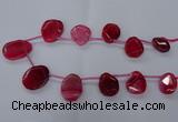 CTD2567 15.5 inches 18*25mm - 30*40mm freeform agate beads