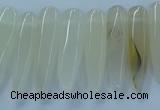 CTD2678 Top drilled 8*25mm - 10*50mm bullet agate beads wholesale