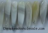 CTD2681 Top drilled 8*25mm - 10*50mm bullet agate beads wholesale