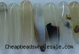 CTD2682 Top drilled 8*25mm - 10*50mm bullet montana agate beads