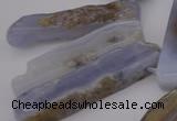 CTD354 Top drilled 10*28mm - 10*50mm wand blue lace agate beads