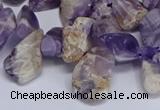 CTD3602 Top drilled 10*14mm - 13*18mm nuggets dogtooth amethyst beads