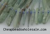 CTD3696 Top drilled 6*15mm - 8*40mm sticks kyanite beads