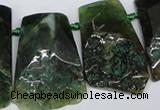 CTD660 Top drilled 25*40mm - 30*55mm freeform agate beads